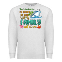 Oatmeal Heather there's nowhere else i'd rather be than with my fa Premium Sweatshirt - MaliasSmallBusiness