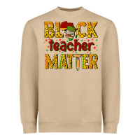 Mushroom black teacher matter Heavyweight Sweatshirt - texasbilliewilder