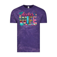 Cloud Purple doctor wife Vintage Tee - Zillion Design Studio