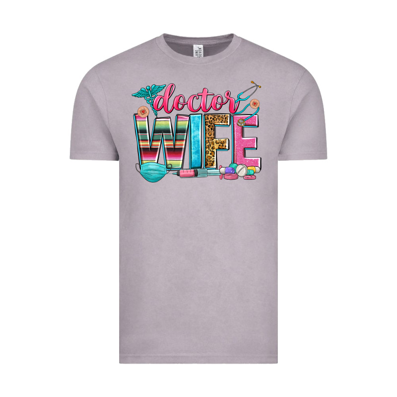 Doctor Wife Vintage Tee by Zillion Design Studio | Teevron