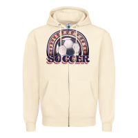 Sandshell soccer rainbow Zipper Hoodie - JahusDesignShop