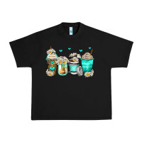 Black daisy coffee cups Urban Heavy Tee - Zillion Design Studio