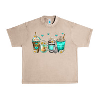 French Oak daisy coffee cups Urban Heavy Tee - Zillion Design Studio