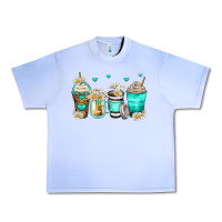 Grape Ice daisy coffee cups Urban Heavy Tee - Zillion Design Studio
