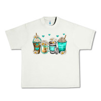 Pistachio daisy coffee cups Urban Heavy Tee - Zillion Design Studio