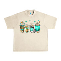 Sandshell daisy coffee cups Urban Heavy Tee - Zillion Design Studio