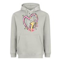 Moon Dust heart cross Heavyweight Hoodie - MaliasSmallBusiness