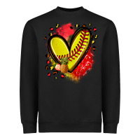 Black fruits and softball heart Heavyweight Sweatshirt - Zillion Design Studio