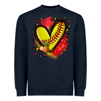 Navy fruits and softball heart Heavyweight Sweatshirt - Zillion Design Studio
