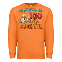 Carrot my students 100 days brighter Premium Sweatshirt - MaliasSmallBusiness