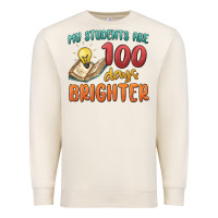 Sandshell my students 100 days brighter Premium Sweatshirt - MaliasSmallBusiness