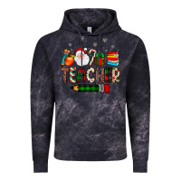 Cloud Black teacher Christmas Vintage Hoodie - JahusDesignShop