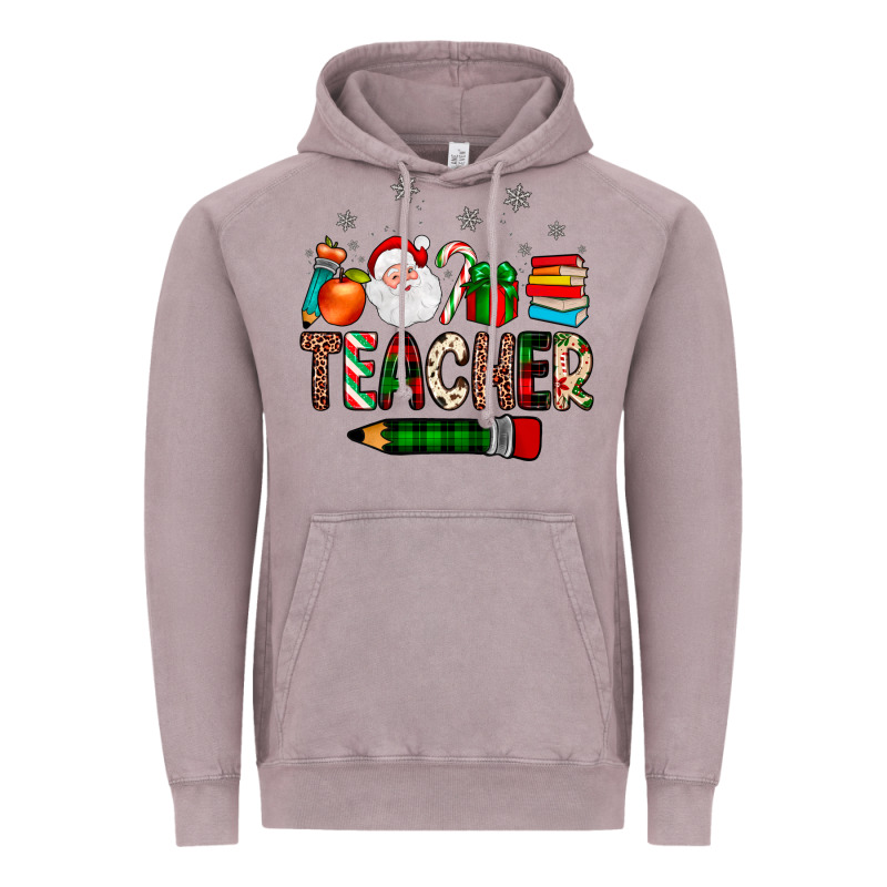 Teacher Christmas Vintage Hoodie by JahusDesignShop | Teevron