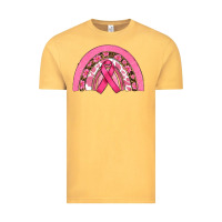 Vintage Mustard breast cancer rainbow Vintage Tee - RanaPortraitStore