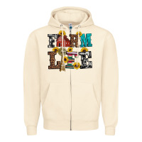 Western Farm Life Zipper Hoodie | Teevron