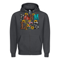 Smoke western farm life Zipper Hoodie - Artiststas