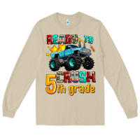 Mushroom ready to school crush 5th grade Long Sleeve Tee - AdoDesignShop