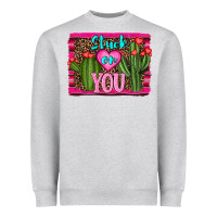 Heather Grey stuck on you cactus Heavyweight Sweatshirt - RanaPortraitStore