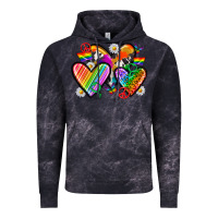 Cloud Black pride hearts Vintage Hoodie - texasbilliewilder