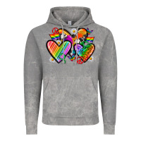 Cloud Rock pride hearts Vintage Hoodie - texasbilliewilder