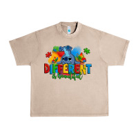 French Oak different is beautiful autism stitch Urban Heavy Tee - Zillion Design Studio