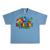Pebble Blue different is beautiful autism stitch Urban Heavy Tee - Zillion Design Studio