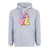 Heather Grey love easter gnome Heavyweight Hoodie - MaliasSmallBusiness