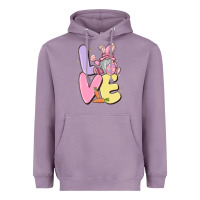 Lavender love easter gnome Heavyweight Hoodie - MaliasSmallBusiness