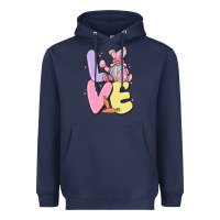 Navy love easter gnome Heavyweight Hoodie - MaliasSmallBusiness