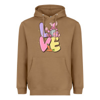 Toasted Coconut love easter gnome Heavyweight Hoodie - MaliasSmallBusiness