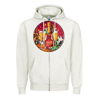 Oatmeal Heather christmas champagne bottle and champagne's Zipper Hoodie - AdoDesignShop