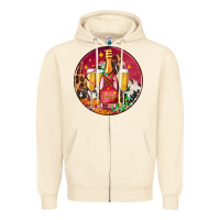 Sandshell christmas champagne bottle and champagne's Zipper Hoodie - AdoDesignShop