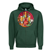 Christmas Champagne Bottle And Champagne's Zipper Hoodie | Teevron