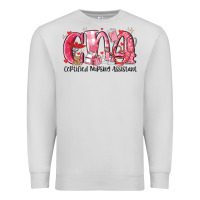 Dove Grey cna certified valentine nursing assistant valentin Premium Sweatshirt - MaliasSmallBusiness
