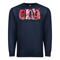 Navy cna certified valentine nursing assistant valentin Premium Sweatshirt - MaliasSmallBusiness