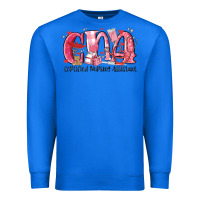 True Royal cna certified valentine nursing assistant valentin Premium Sweatshirt - MaliasSmallBusiness