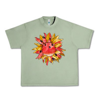 Oil Green watermelon sunflower Urban Heavy Tee - BarkalooDesign