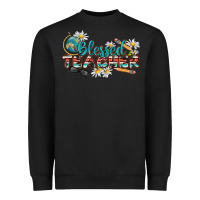Black blessed teacher Heavyweight Sweatshirt - texasbilliewilder