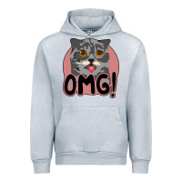 Heather Grey omg cat Urban Hoodie - Bettercallsaul