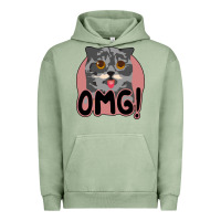 Pigment Oil Green omg cat Urban Hoodie - Bettercallsaul