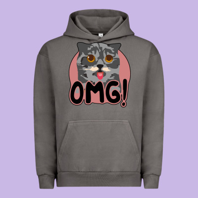 Omg Cat Urban Hoodie Designed By Bettercallsaul