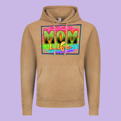 Mom Life Vintage Hoodie Designed By Zillion Design Studio
