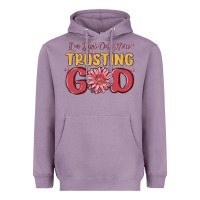 Lavender i’m just out here trusting god Heavyweight Hoodie - MaliasSmallBusiness