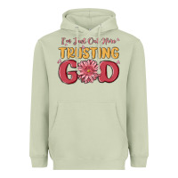 Matcha i’m just out here trusting god Heavyweight Hoodie - MaliasSmallBusiness