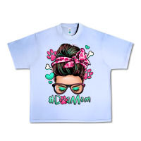 Grape Ice dog mom messy bun Urban Heavy Tee - Zillion Design Studio