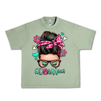 Oil Green dog mom messy bun Urban Heavy Tee - Zillion Design Studio