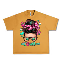 Peanut Butter dog mom messy bun Urban Heavy Tee - Zillion Design Studio