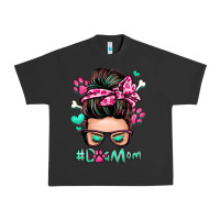 Pigment Black dog mom messy bun Urban Heavy Tee - Zillion Design Studio