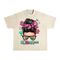 Sandshell dog mom messy bun Urban Heavy Tee - Zillion Design Studio