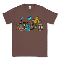 Chestnut ı am blessed Classic Tee - AdoDesignShop